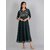 Radhika Fashion Green Viscose Solid Stitched Dress For Woman