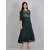 Radhika Fashion Green Viscose Solid Stitched Dress For Woman