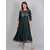 Radhika Fashion Green Viscose Solid Stitched Dress For Woman