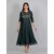 Radhika Fashion Green Viscose Solid Stitched Dress For Woman