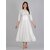 Radhika Fashion White Viscose Solid Stitched Dress For Woman