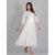 Radhika Fashion White Viscose Solid Stitched Dress For Woman