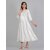 Radhika Fashion White Viscose Solid Stitched Dress For Woman