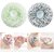 GLITZEN Bath Sponge Cleaning Brush Super Soft Exfoliating Bath Sponge Cleaning Brush, Massage Bath Sponge Ball with Suction Cup for Women Men (Multicolour) (PACK OF 2)