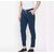 Roundfeet Mens Solid Dark Blue Track Pants