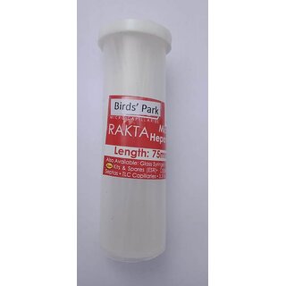 MICRO CAPILLARIES (for Avian Blood sampling) - Haematocrit, Heparinised - 100pcs Birds' Park MICRO CAPILLARIES (for Avian Blood sampling) - Haematocrit, Heparinised - 100pcs Birds' Park