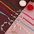 LUCKY JEWELLERY Gold Plated AD Stone Rakhi Lumba Bracelet for Bhaiya & Bhabhi - Pack of 5