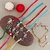 LUCKY JEWELLERY Gold Plated AD Stone Rakhi Lumba Bracelet for Bhaiya & Bhabhi - Pack of 5
