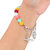 LUCKY JEWELLERY Oxidised Silver Charm Rakhi Lumba Bracelet Brother/Bhaiya/Bhai/Bhabhi- Pack of 1