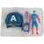 Avenger Super Hero Action Figure for Boys with Captain America mask Wrist Band with Shooting Discs and Captain America S