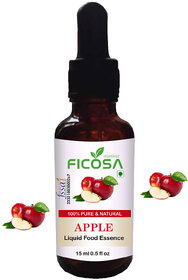 Saanvi perfumers Apple Attar Essence Edible Grade For Used in Food, Cakes, Cookies, Ice-Cream, Milkshake and Others Dess