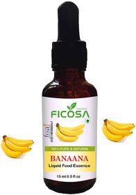 Saanvi perfumers Banana Attar Edible Grade For Used in Baking Cakes, Jams, Jelies, Cookies, Ice Creams, Shrebats and Oth