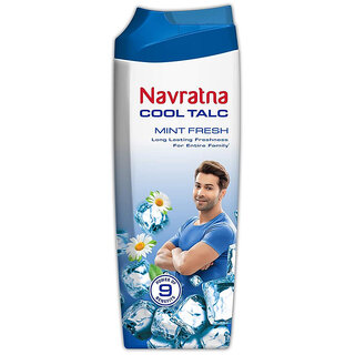 Navratna Mint Fresh Cool Talc - 50g Navratna Mint Fresh Cool Talc - 50g