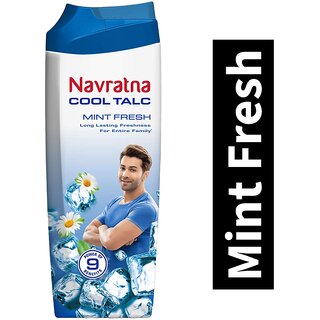 Mint Fresh Cool Talc Navratna Oil - (50g) Mint Fresh Cool Talc Navratna Oil - (50g)
