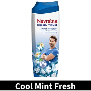Navratna Mint Fresh Cool Talc - Pack Of 1 (50g) Navratna Mint Fresh Cool Talc - Pack Of 1 (50g)