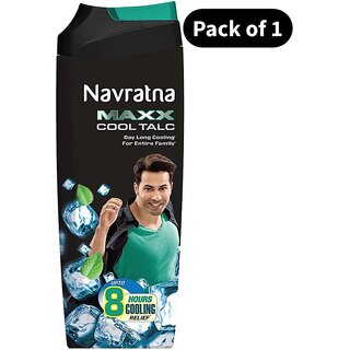 Maxx Cool Talc Navratna Oil - (100g) Maxx Cool Talc Navratna Oil - (100g)
