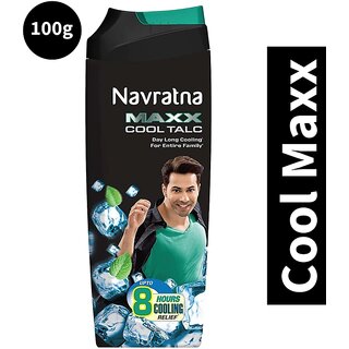 Navratna Maxx Cool Talc - Pack Of 1 (100g) Navratna Maxx Cool Talc - Pack Of 1 (100g)