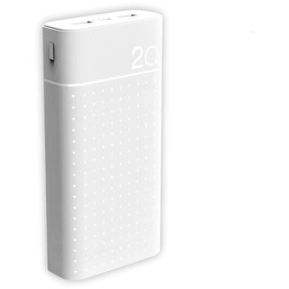                       Tuscan 20000 mah Gold TG-518 White Dual USB Power Bank                                              