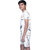 Kid Kupboard Cotton Boys T-Shirt and Short Set, White, Half-Sleeves, 9-10 Years KIDS6444