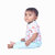 Kid Kupboard Cotton Baby Girls T-Shirt and Pant Set, White and Light Blue, Full-Sleeves, 9-12 Months KIDS6443