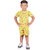 Kid Kupboard Cotton Boys T-Shirt and Short Set, Yellow, Half-Sleeves, 5-6 Years KIDS6446