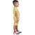 Kid Kupboard Cotton Boys T-Shirt and Short Set, Yellow, Half-Sleeves, 5-6 Years KIDS6446