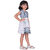 Kid Kupboard Cotton Girls A-Line Frock, Multicolor, 6-7 Years KIDS6461