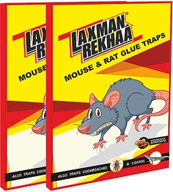 Laxman Rekhaa Mouse  Rat Glue Traps - Big Rat Pad (Pack of 2)