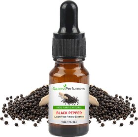 Saanvi perfumers Blackpepper Liquid Food Essence Edible Grade 15ml For Used in salad dressings, soups, stir-fries, pasta