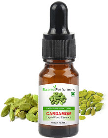 Saanvi perfumers Cardamom Attar Edible Grade For Used in Cookies, Cakes, Indian Sweets, Chocolates, Ice Creams, Beverage
