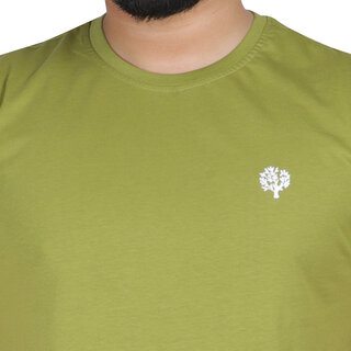 Elegant Data - Not - Present Leafcare Pure Cotton Round Neck Tshirt For Men 2025 at ShopCircuit 