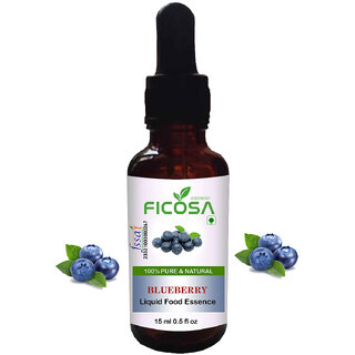 Saanvi perfumers Blueberry Attar Essence Edible Grade 15ml For Used in Food, Cakes, Cookies, Ice-Cream, Milkshake and Ot Saanvi perfumers Blueberry Attar Essence Edible Grade 15ml For Used in Food, Cakes, Cookies, Ice-Cream, Milkshake and Ot