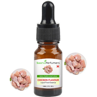 Saanvi perfumers Chicken Flavour 15ml For All Types of Chicken Dishes, Cake Bakery Product Chicken Curry Liquid Food E Saanvi perfumers Chicken Flavour 15ml For All Types of Chicken Dishes, Cake Bakery Product Chicken Curry Liquid Food E