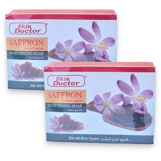                       Skin Doctor Saffron Whitening Soap 80g (Pack of 2)                                              