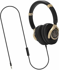 Nu Republic Starboy W Wired Headset (Gold, Black, On the Ear)_131clone