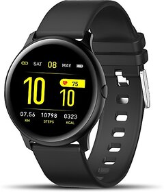 Gionee Gbuddy StyleFit Alpha GSW7 Unisex Smart Watch with IP67 Water Proof, Heart Rate Monitor (Black Strap, Regular)_423clone