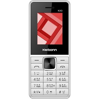                       Karbonn KX3 (White Grey)_173clone                                              