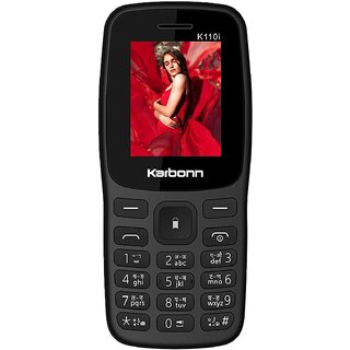 KARBONN K110i (Dual Sim, 1000mAh Battery, 1.8 Inch Display, Black)_430clone KARBONN K110i (Dual Sim, 1000mAh Battery, 1.8 Inch Display, Black)_430clone