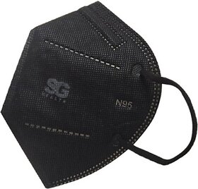 Sg Health N95 Anti Pollution Mask Reusable Outdoor Protection Mask Black Fr_278clone
