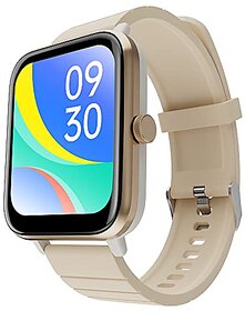 Zebronics DRIP Smart Watch with Bluetooth Calling 4.3cm, 10 built-in  100+ Watch  100+ Sport Modes 4 built-in Games Voice Assistant 8 Menu UI Fitness Health  Sleep Tracker (Beige)_384clone