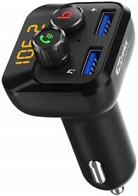 Portronics 3.1 Amp Turbo Car Charger(Black, With USB Cable)_295clone