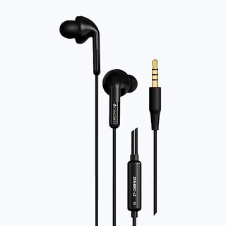                       ZEBRONICS ZEB BRO+2 Wired Headset (Black, In the Ear)_387clone.                                              
