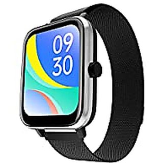                       Zebronics DRIP Smart Watch with Bluetooth Calling 4.3cm,  10 Built-in  100+ Watch  100+ Sport Modes 4 Games Voice Assistant 8 Menu UI Fitness Health  Sleep Tracker (Metal Black)_383clone                                              