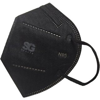                       Sg Health N95 Anti Pollution Mask Reusable Outdoor Protection Mask Black Fr_277clone                                              