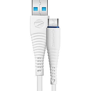                       Zebronics Zeb-UMC101 USB to Micro USB Cable(White)_456clone.                                              