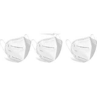                       SG HEALTH N-95 white qty 3 Reusable(White, Free Size, Pack of 3)_283clone                                              