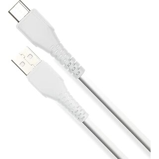 ZEBRONICS Zeb-TU240C USB to Type C Cable Charge and Sync 1 Metre Length (White)_461clone ZEBRONICS Zeb-TU240C USB to Type C Cable Charge and Sync 1 Metre Length (White)_461clone