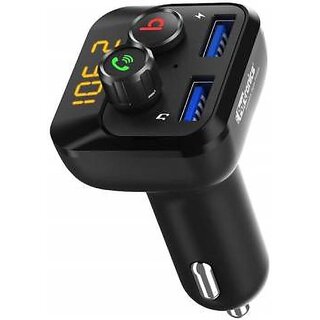                       Portronics 3.1 Amp Turbo Car Charger(Black, With USB Cable)_295clone                                              