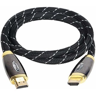 PHILIPS SWV9443 0.9 m HDMI Cable (Compatible with DVD Player, MP3, COMPUTER, Gaming Console, LED TV, Speaker, Black, One Cable)_301clone PHILIPS SWV9443 0.9 m HDMI Cable (Compatible with DVD Player, MP3, COMPUTER, Gaming Console, LED TV, Speaker, Black, One Cable)_301clone