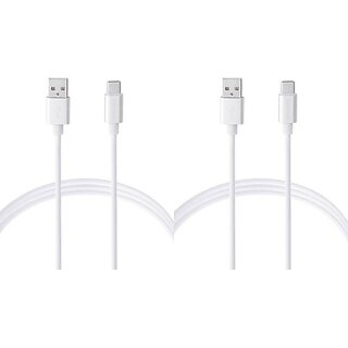PHILIPS DLC2528M(SET OF 2) 1.2 m USB Type C Cable (Compatible with MOBILES, White)_302clone PHILIPS DLC2528M(SET OF 2) 1.2 m USB Type C Cable (Compatible with MOBILES, White)_302clone
